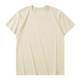 thumbnail image 1 of Posijego T-Shirts en Coton pour Hommes T-Shirts Basiques à Manches Courtes T-Shirts d'Été Décontractés pour Hommes T-Shirts à Col Rond pour Hommes Couleur Unie, 1 of 3