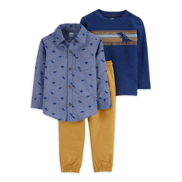 Carter's Child of Mine Baby and Toddler Boy LongSleeve Button Down, T