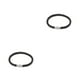 thumbnail image 2 of Brazalete de cuero Sonducket para hombre trenzado 6 hilos Negro 2Conjunto, 2 of 6