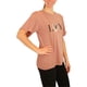 thumbnail image 2 of Camiseta con estampado de amor Elevenparis para mujer woodrose M, 2 of 4