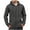 Dark Gray, variant on WREESH Fashion Winter Jacket Men'S Solid Color Pocket Zipper Long Sleeved Sportswear Jacket Olive Green