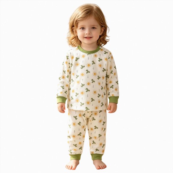 TOWED22 Baby Boy Football Outfit Waffle Knit Striped Long Sleeve Embroidered Round Neck Sweatshirt Pants Set Toddler Fall Clothes Size:3-12 M,Color:Green
