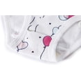 thumbnail image 4 of Little Girls Flamingo Underwear Kids Breathable Comfort Horse Panties Children Soft Cotton Briefs Toddler Undies (Pack of 6) Size 8, 4 of 6