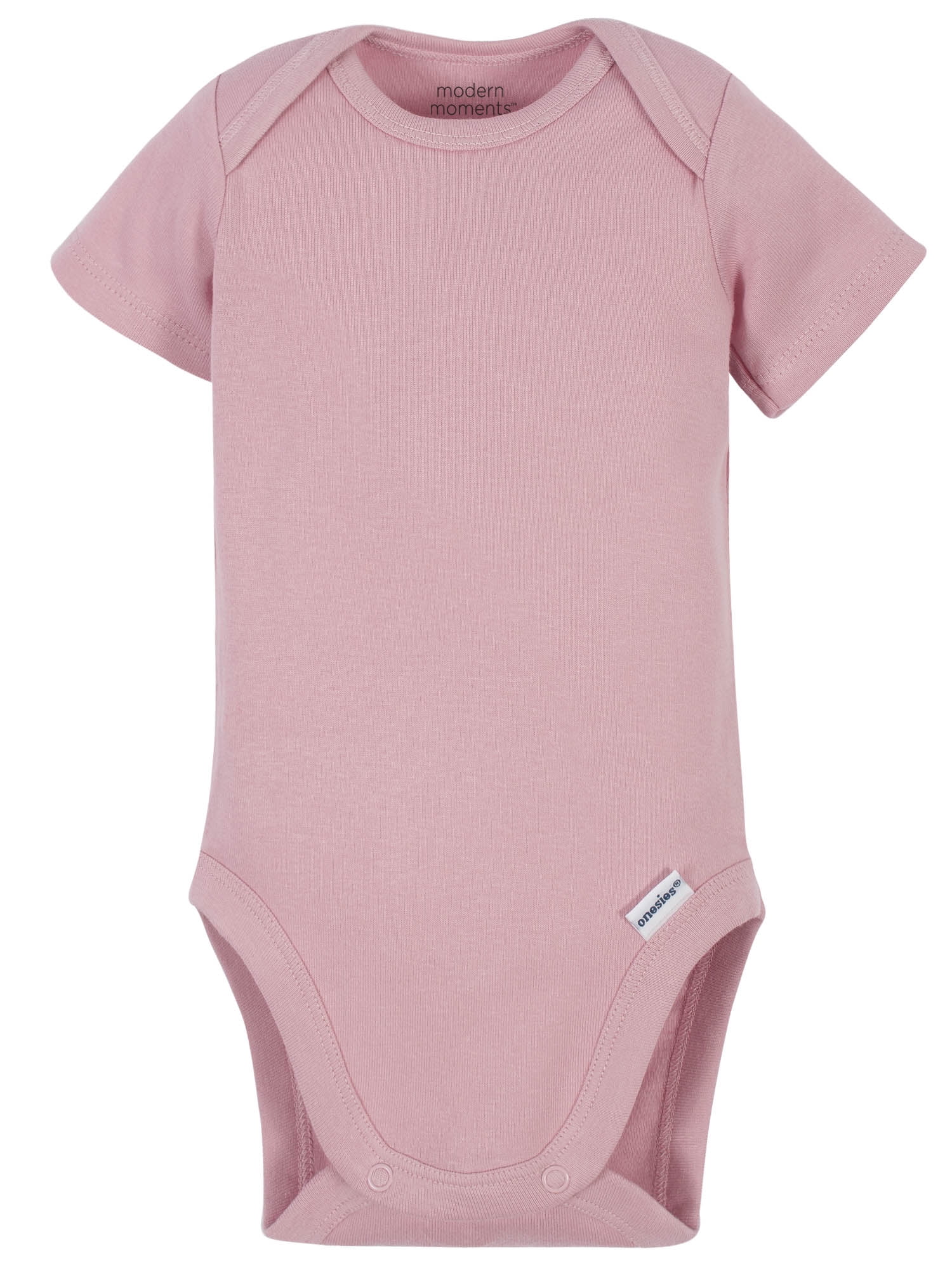 Modern Moments by Gerber Baby Girl Bodysuits, 4-Pack, Newborn-12 Months