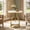 White Gold, variant on Fnova 23" Round End Table, Modern 2-Tier Side Table with Storage and Metal Frame, Small Bedside Table for Living Room, Bedroom, Brown Black