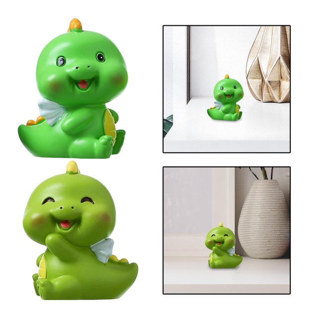 Estatuas de dinosaurios Macarena Resina 2 piezas Estilo D