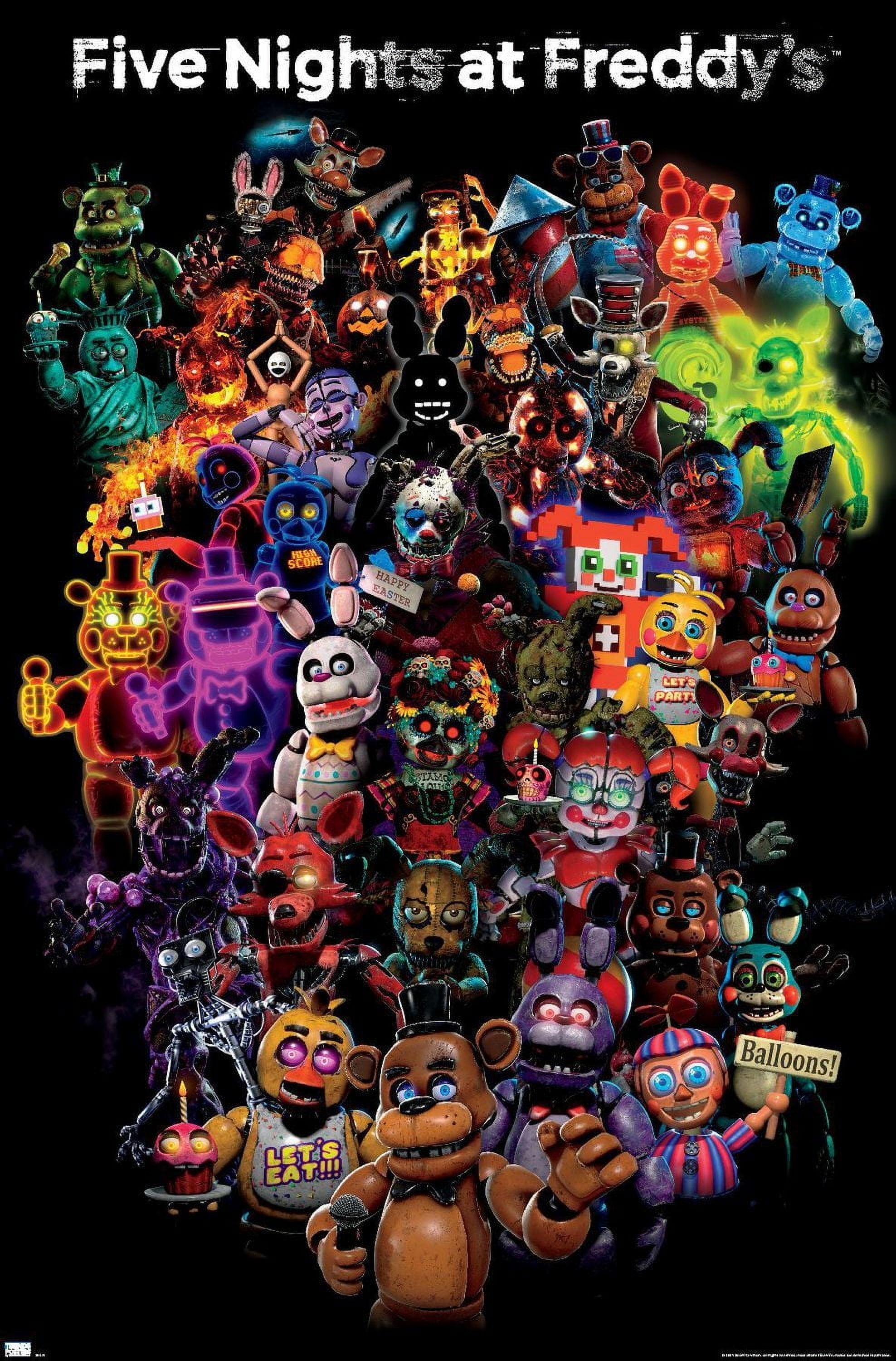 Five Nights at Freddy's: Special Delivery - Collage Wall Poster