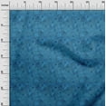 thumbnail image 3 of oneOone Velvet Blue Fabric Abstract Floral Sewing Material Print Fabric By The Yard 58 Inch Wide-2rb, 3 of 5
