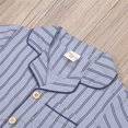 thumbnail image 4 of EYIIYE 2Pcs Toddler Kids Summer Sleepwear  Short Sleeve Button Top +Shorts, 4 of 7