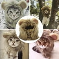 thumbnail image 3 of CSCHome Cat Dog Costume Lion Mane Wig Head for Cat Realistic and Cute Great for Parties, Parades, Photo Shoots or Pet Gifts, 3 of 5