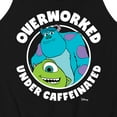 thumbnail image 3 of Monsters Inc.  - Overworked Under Caffeinated - Men's Jersey Tank Top, 3 of 5