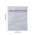 Cellular Network Mesh Laundry Bags For Delicates With Non Rust Zipper White Laundry Bags Mesh
