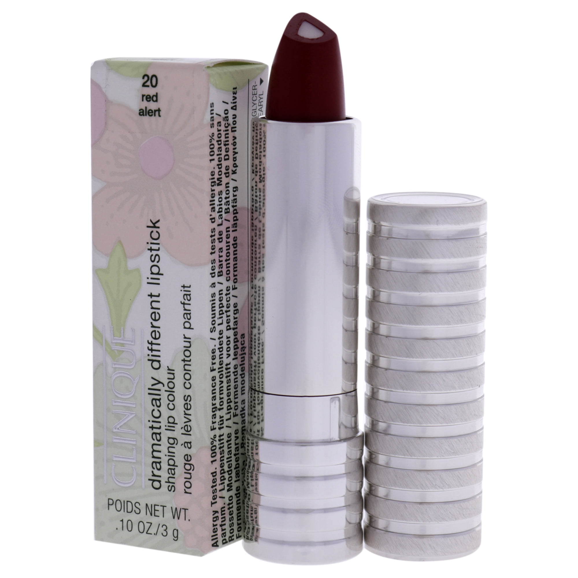 Clinique Dramatically Different Shaping Lip Colour - 20 Red Alert, 0.10 oz Lipstick