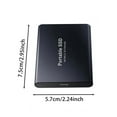 thumbnail image 4 of SUNONESIE 2/1pcs External Hard Drive Type-C USB 3.1 SSD Portable Flash Memory SSD Hard Drive Portable SSD External SSD Hard Drive for Laptop Desktop, 4 of 10