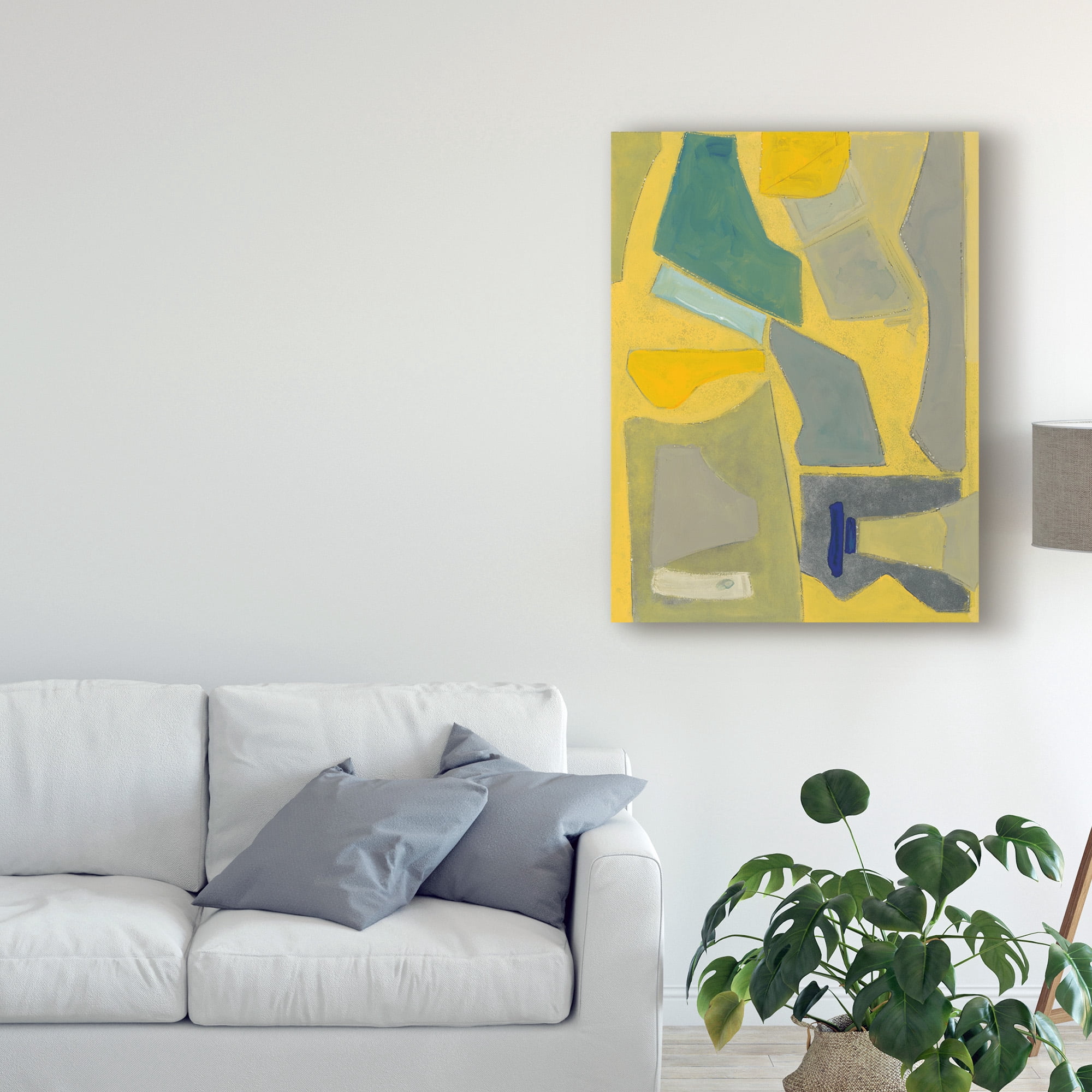 Trademark Fine Art 'Equinox Blue' Canvas Art by Rob Delamater