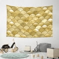thumbnail image 6 of Gaeub Mermaid Fish Scale Print Tapestry Wall Hanging(60x40 inches),Tapestry Home Decor,Wall Art for Living Room Bedroom Home Decor, 6 of 8