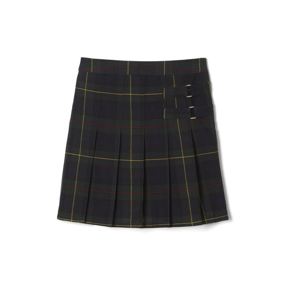 French Toast Girls School Uniform Adjustable Waist Plaid 2-Tab Scooter Skirt, Sizes 4-20 & Plus