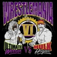 thumbnail image 2 of Men's WWE Ultimate Warrior Versus Hulk Logan Retro  Graphic T-Shirt, 2 of 4