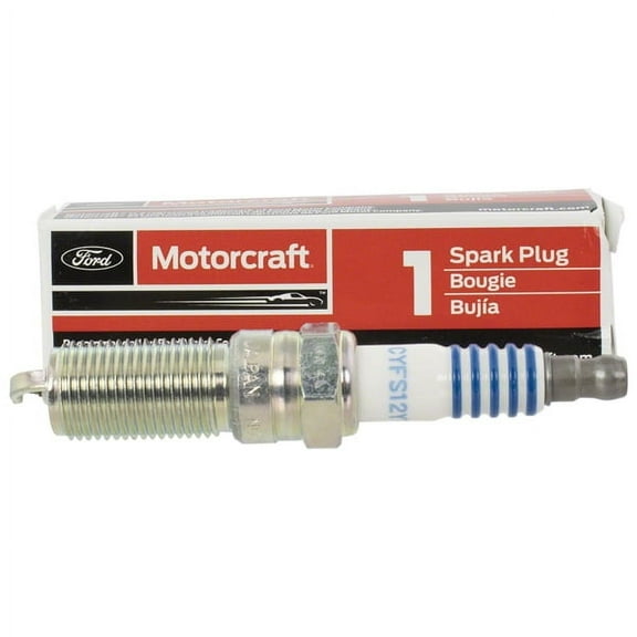 Motorcraft 2 YR REPLACEMENT Spark Plugs SP580X, 0.9" x 0.8" x 3.7", 0.1 lbs