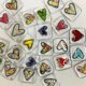 thumbnail image 3 of Ficha de bolsillo de corazón de resina fundida, tarjeta de felicitación, tarjetas de bolsillo, cumpleaños, boda, San Valentín, mamá, mujer, 3 of 4