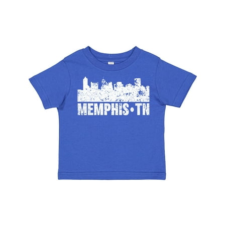 

Inktastic Memphis city Skyline with Grunge Boys or Girls Toddler T-Shirt