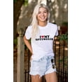 thumbnail image 3 of Love Rottweiler Cute Heart Dog Owner Women's Plus Size Graphic Tee Brisco Brands 3X, 3 of 5