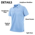 thumbnail image 4 of SPEEDRUN Men' s Short Sleeve Polo Shirts Casual Collared T-Shirt for Golf Tennis Blue 2XL, 4 of 5