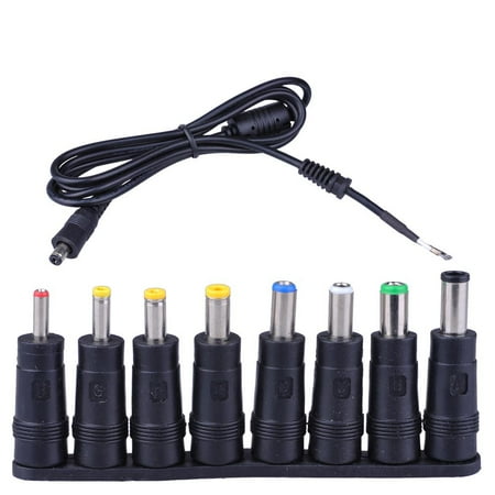 - 8x Power Plug Socket Connector Adapter Conversion w/ Universal Laptop Plug for Lab Dc Power Supply