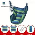 thumbnail image 3 of Ergonomic Swing Bed Chair for Adults Kids Pliable Metal Frame with Carrying Bag 2 Pillows, 3 of 9