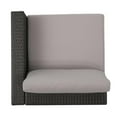 thumbnail image 4 of Santa Rosa 6-Seater Wicker Sectional Sofa with Aluminum Frame/Silver Cushion, 4 of 46