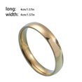 thumbnail image 4 of Amaiiu Unisex Woman Man Fashion Steel Ring Decoration Jewelry Delicate Rings Casual Accessory for Engagement Party Daily Working Gold, 4 of 9