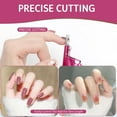 thumbnail image 3 of Acrylic Nail Clippers with Magnets Nail Cutters for Nail Tips False Nail Clippers Nail Art Tool Stainless Steel Nail Tip Cutters for Home Salon Nail Art, 3 of 6