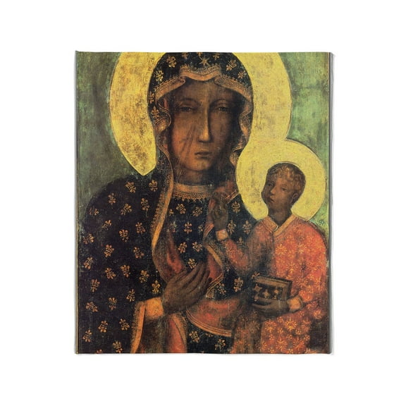 CafePress - Our Lady Of Czestochowa Throw Blanket - Soft Fleece Throw Blanket, 50"x60" for All Ages