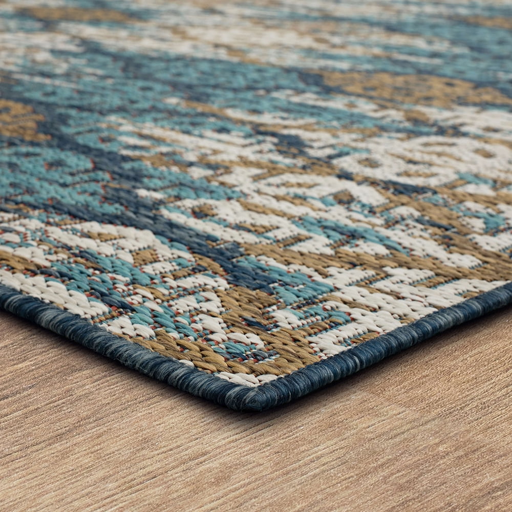 Mohawk Home Ronda Outdoor Area Rug, Blue, 10' x 13'