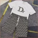 thumbnail image 3 of Conjuntos deportivos para hombre Alfabeto Negro Tops y camisetas esenciales Camisetas de moda Pantalones cortos Trajes para hombres 2024 Ropa de lujo 2025 Nuevo en XL, 3 of 4