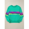thumbnail image 6 of Redhotype Vibrant Green Striped Long-Sleeve Tee - Essential Casual Wear!, 6 of 8