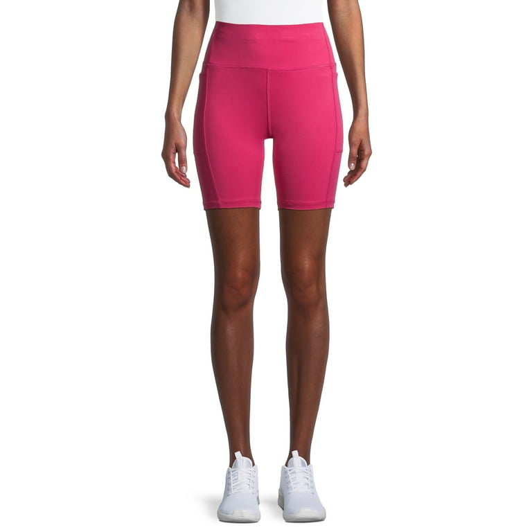 Athletic Works Women s Bike Shorts 2 Pack Walmart