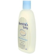 Aveeno Baby Wash & Shampoo For Hair & Body, Tear-Free, 8 oz (Pack of 3)