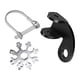 thumbnail image 4 of Acoplador Universal para Remolque de Bicicleta Conector de Fijación de Asientos para Niños de Acero, 4 of 8