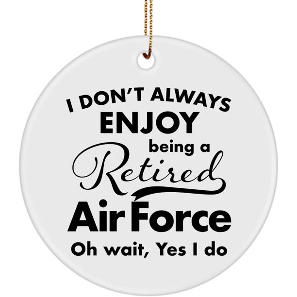 Air Force Ornament for Retirement Party , Retired Retiring 2020 2021