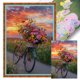 thumbnail image 1 of Bordado Eco-Cotton Thread 14CT Kit punto transacción flores impresas 40x60cm, 1 of 9