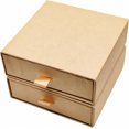 thumbnail image 3 of GymRichy 2 Pack Jewelry Gift Boxes Cardboard Jewelry Boxes, 4 x 4 x 1.4 Inch Small Gift Boxes for Jewelry Earrings Necklaces Handmade Bangles Bracelets (Craft Paper), 3 of 6