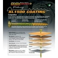 thumbnail image 4 of 12 x 5" Tan XL1500 Exterior Star Drive Saberdrive Deck Screws, 4 of 4