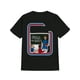 thumbnail image 1 of Camiseta negra divertida de inspiración vintage para hombre con el gráfico "Las drogas son malas". Manga corta informal, algodón, lavable a máquina. Regalo ideal de verano para él., 1 of 5