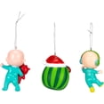 thumbnail image 4 of Kurt S. Adler Cocomelon Blow Mold, 3-Piece Ornament Set, 3-Inches, Multicolor, 4 of 5