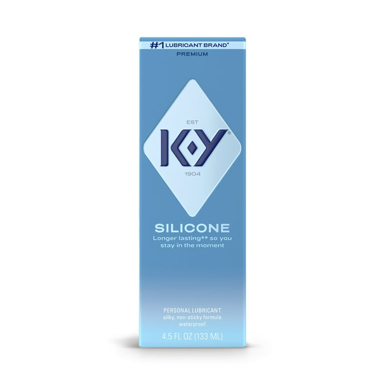 small insertable vibrator K-Y True Feel Silicone Lube, Personal Lubricant for Sexual Wellness, 4.5 fl  oz