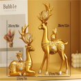 thumbnail image 2 of Attract Wealth Deer Creative Ornaments, Light Luxury Design With Sleek Creative Silhouette And Auspicious Symbolism, Perfect Home Decor For Wine Cabinets Shelves Desks, 2 of 4