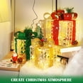 thumbnail image 6 of Ayieyill Set of 3 Christmas Lighted Gift Boxes, Christmas Decorations with Warm White Lights, Xmas Present Boxes Christmas Decor, 6 of 6