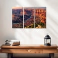 thumbnail image 2 of Elephant Stock Striking Grand Canyon Wall Art - Horizontal Multi Panel Canvas - Living Room Wall Decor - Nature Multi Panel - Orange And Brown Decor - 23" x 14", 2 of 4