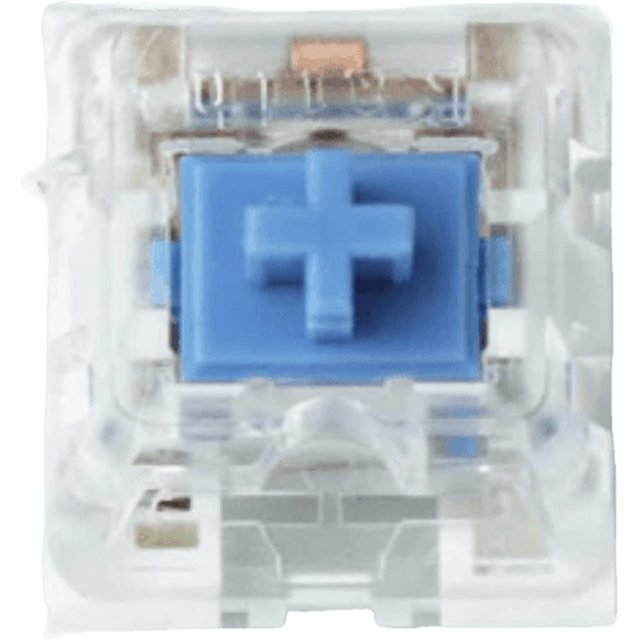 Kailh Key Switches for Mechanical Gaming Keyboards | Plate Mounted (Kailh Speed Pale Blue, 90 Pcs)